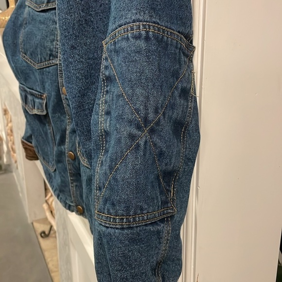 Vintage Wrangler Denim Sherpa Jacket - Picture 6 of 16